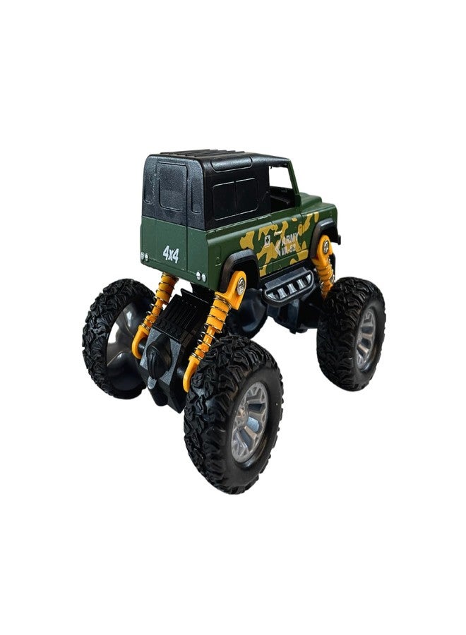 PCN TECHNOLOGY PCN Pull Back 4WD Mini Rock Car Crawler Off-Road Monster Racing Car Toy for Kids Best Gift for Your Children Original Standard Item | (Random Color) Colour May be Vary - Image 3